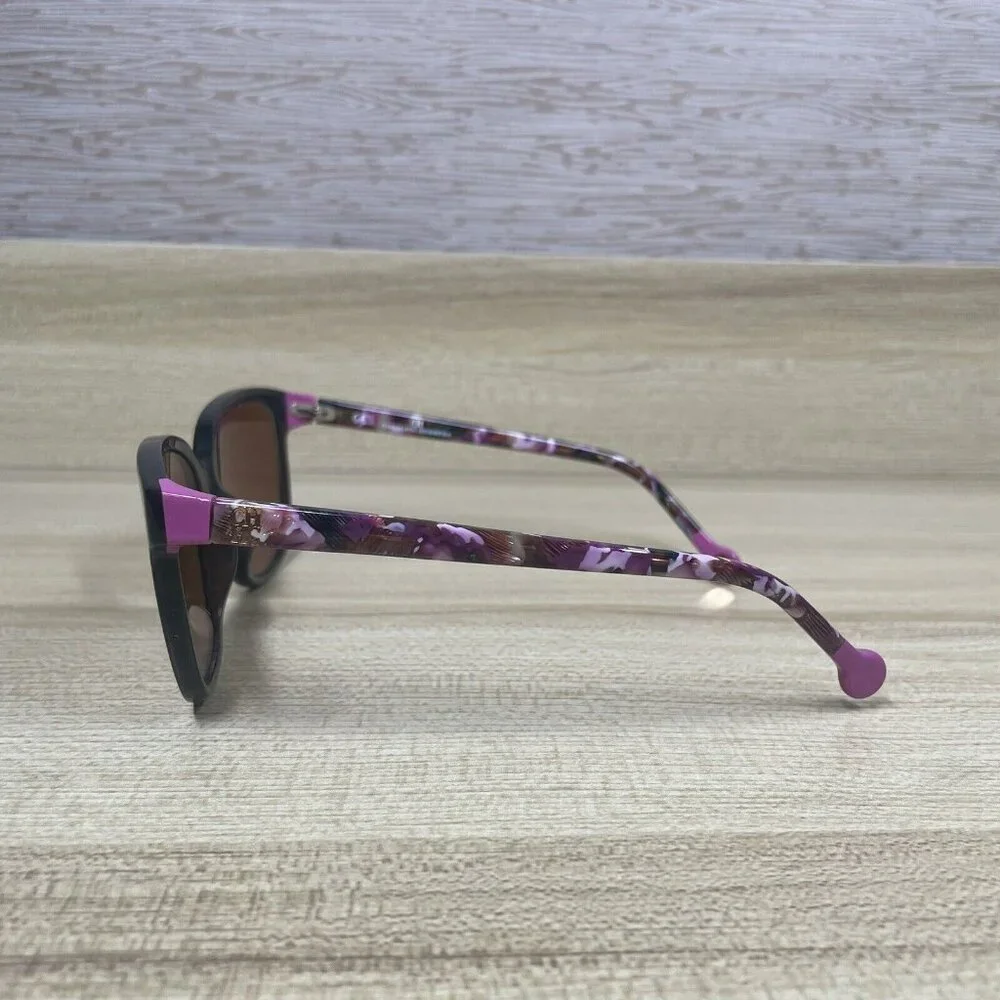 Carolina Herrera Sunglasses SHE‎ 687 0G73 Shiny Brown / Gradient Brown 54 mm